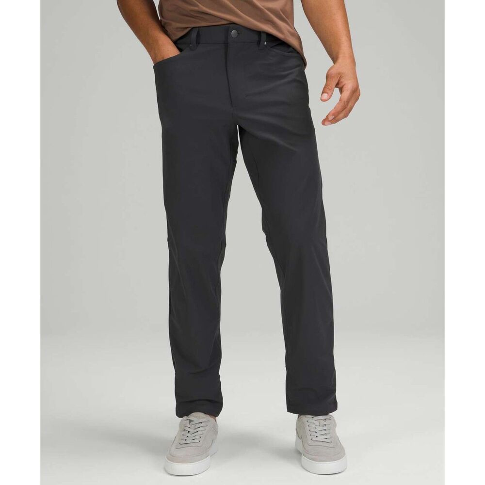 lululemon ABC Classic-Fit 5 Pocket Pant 31W 29L Warpstreme Obsidian